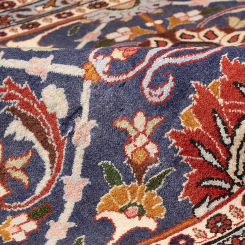 Tapis persan vintage noué à la main laine Navazesh