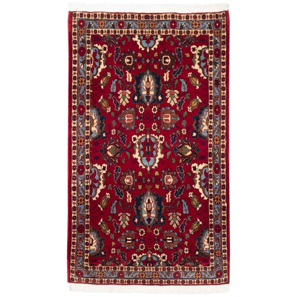 Tapis persan vintage noué à la main laine Niakan