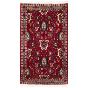 Tapis persan vintage noué à la main laine Niakan