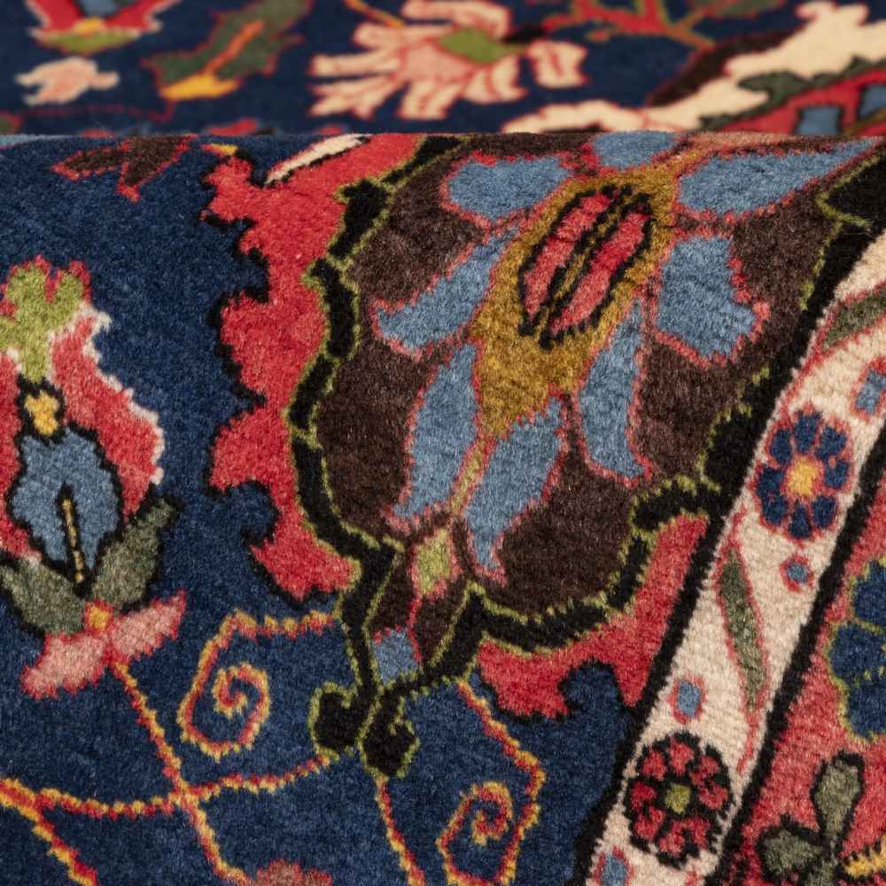 Tapis persan vintage noué à la main laine Setayesh