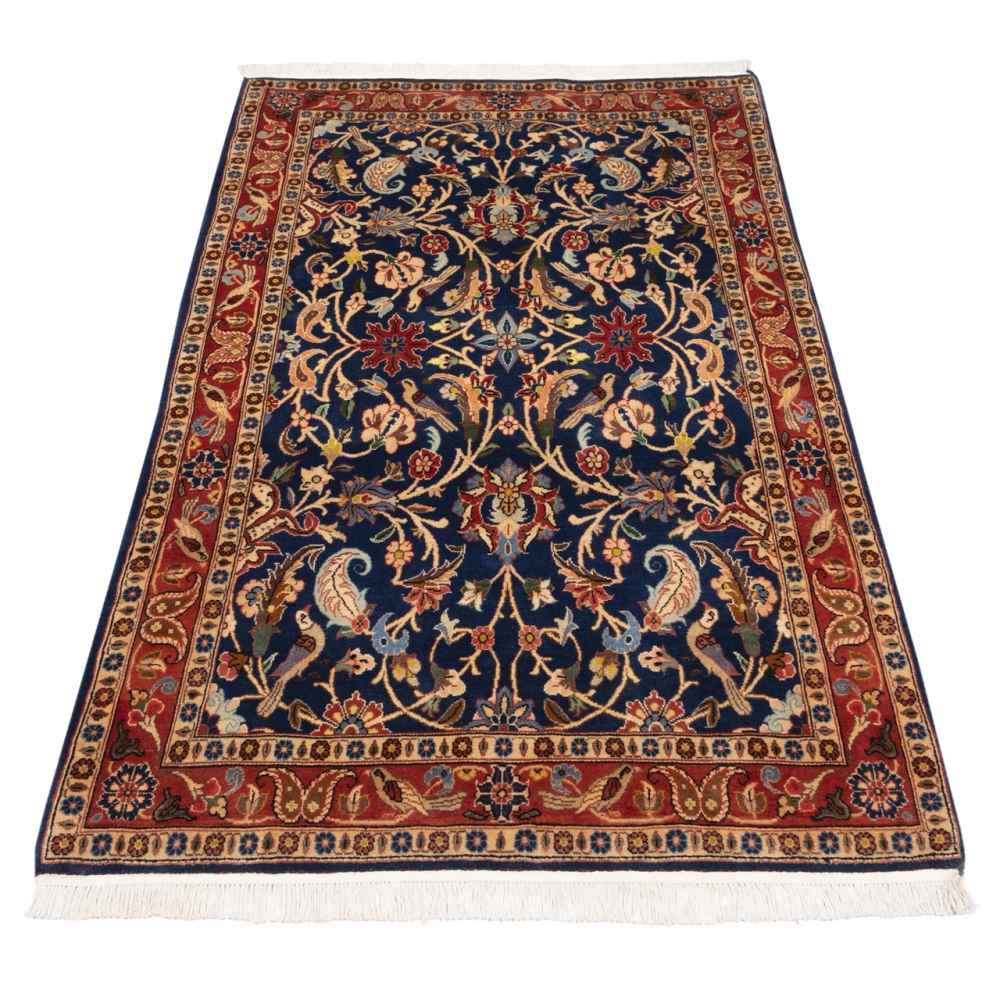 Tapis persan vintage noué à la main laine Taranom