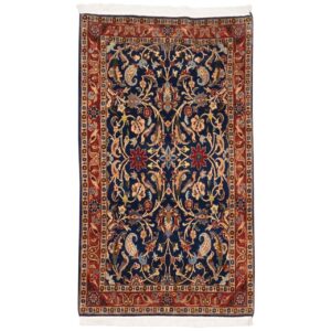 Tapis persan vintage noué à la main laine Taranom