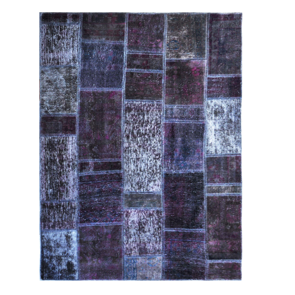 Tapis patchwork noué à la main persan Emad