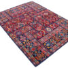 Tapis patchwork noué à la main persan vintage Koomeh
