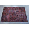 Tapis patchwork noué à la main persan vintage Samira