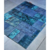 Tapis patchwork noué à la main persan Tekedoozi