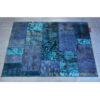 Tapis patchwork noué à la main persan Tekedoozi