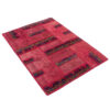 Tapis patchwork noué à la main persan vintage Veis