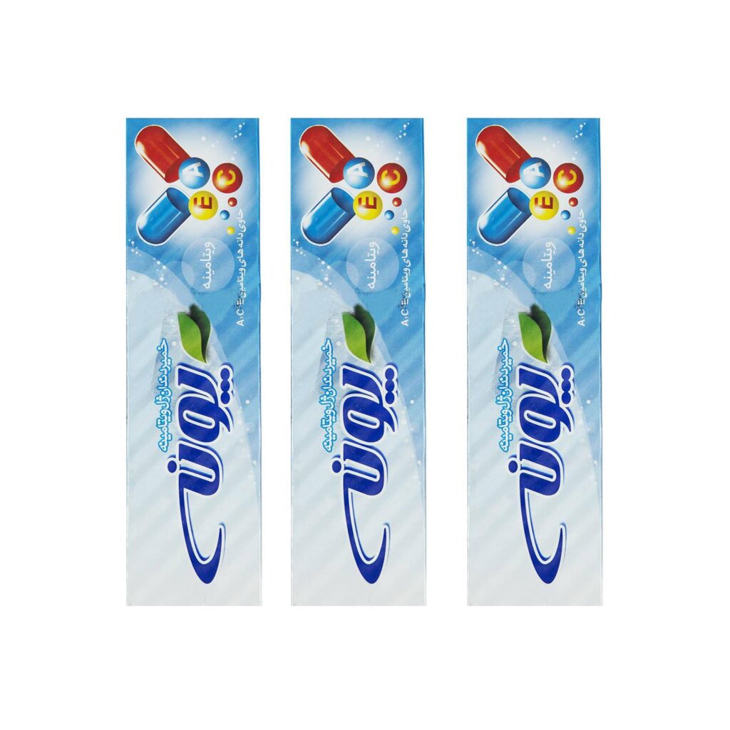 Dentifrice en gel aux vitamines Pooneh iranien — lot de 12