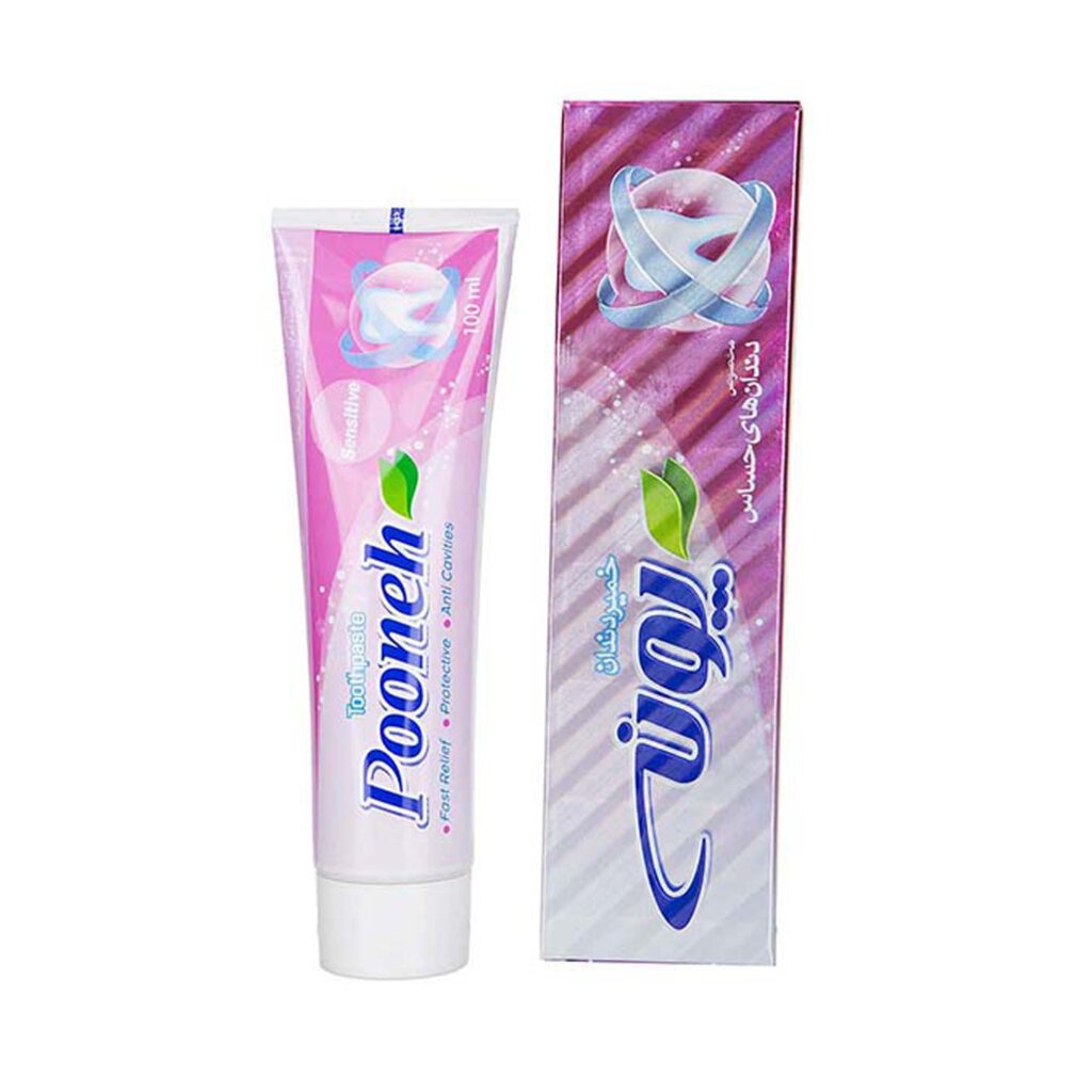 Dentifrice blanchissant pour dents sensibles Pooneh iranien — 100 ml (lot de 12)