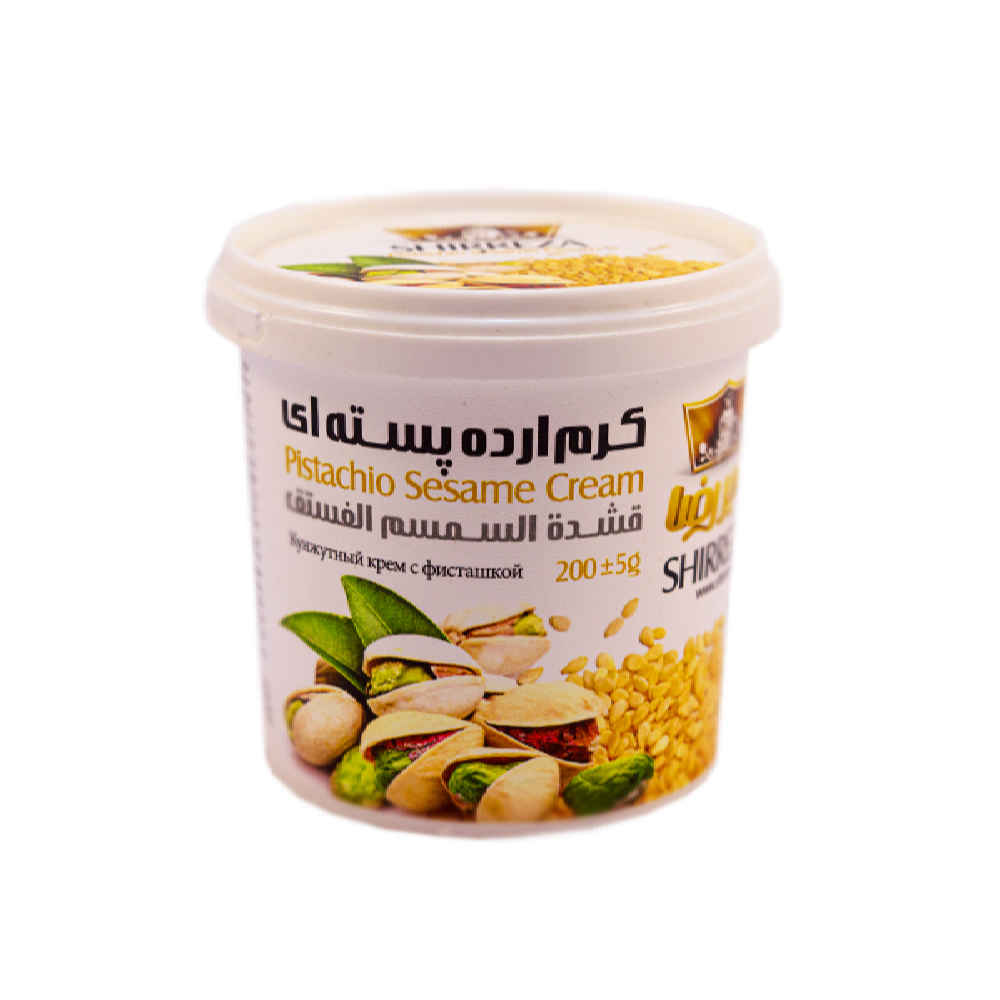 Crème Tahini Sauce Sésame avec Saveur Pistache - Shirreza, 200 gr (5x)