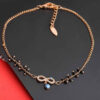 Bracelet Cheville en Acier Cheshm Nazar Modèle Nahid
