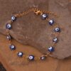 Bracelet Cheville en Acier Cheshm Nazar Modèle Sarvenaz