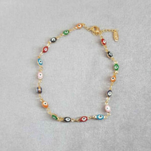 Bracelet Cheville en Acier Cheshm Nazar Modèle Tanin