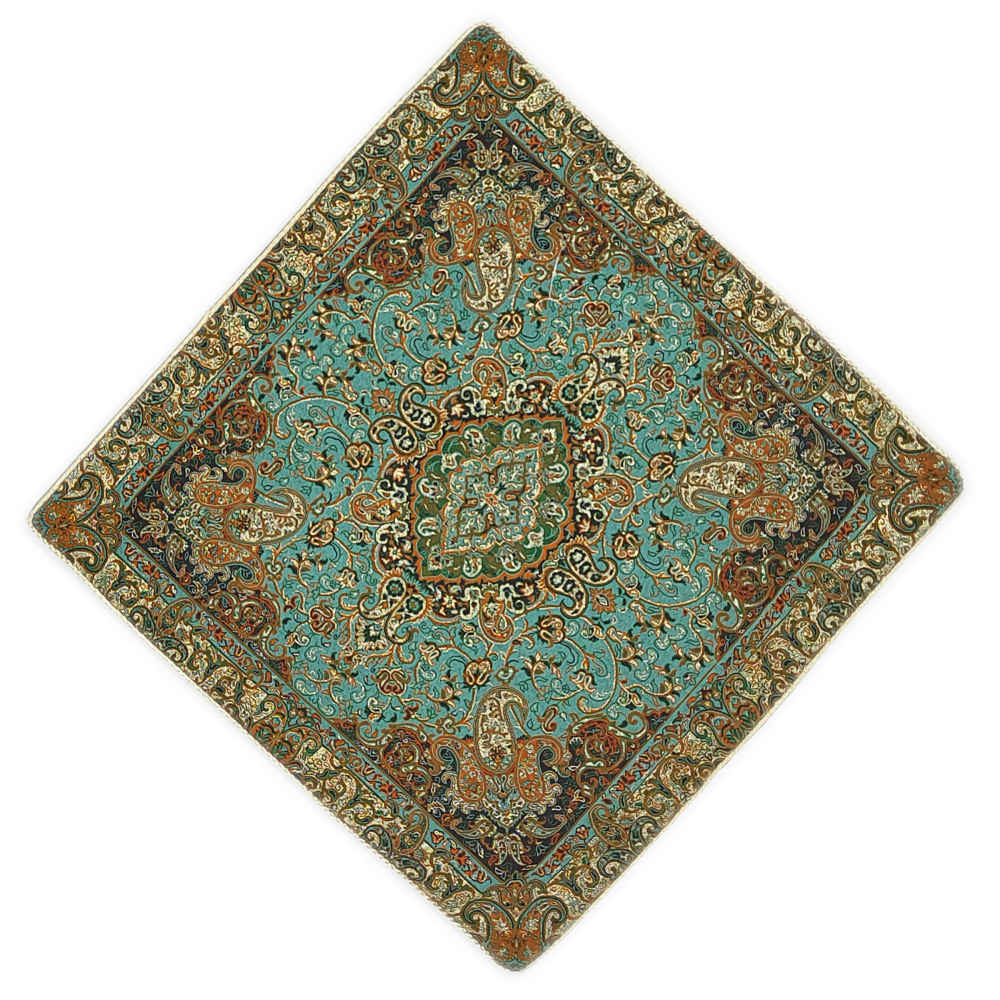 Coussins en termeh persan — Modèle Chehel Sotoon (lot de 2) | Artisanat persan d’exception