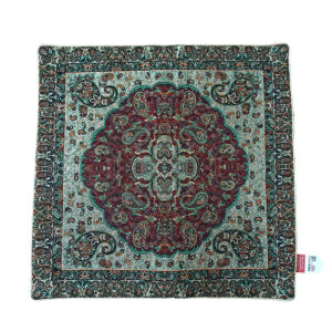 Coussin en Termeh Persan – Modèle Haleh (X2) | Soie traditionnelle faite main