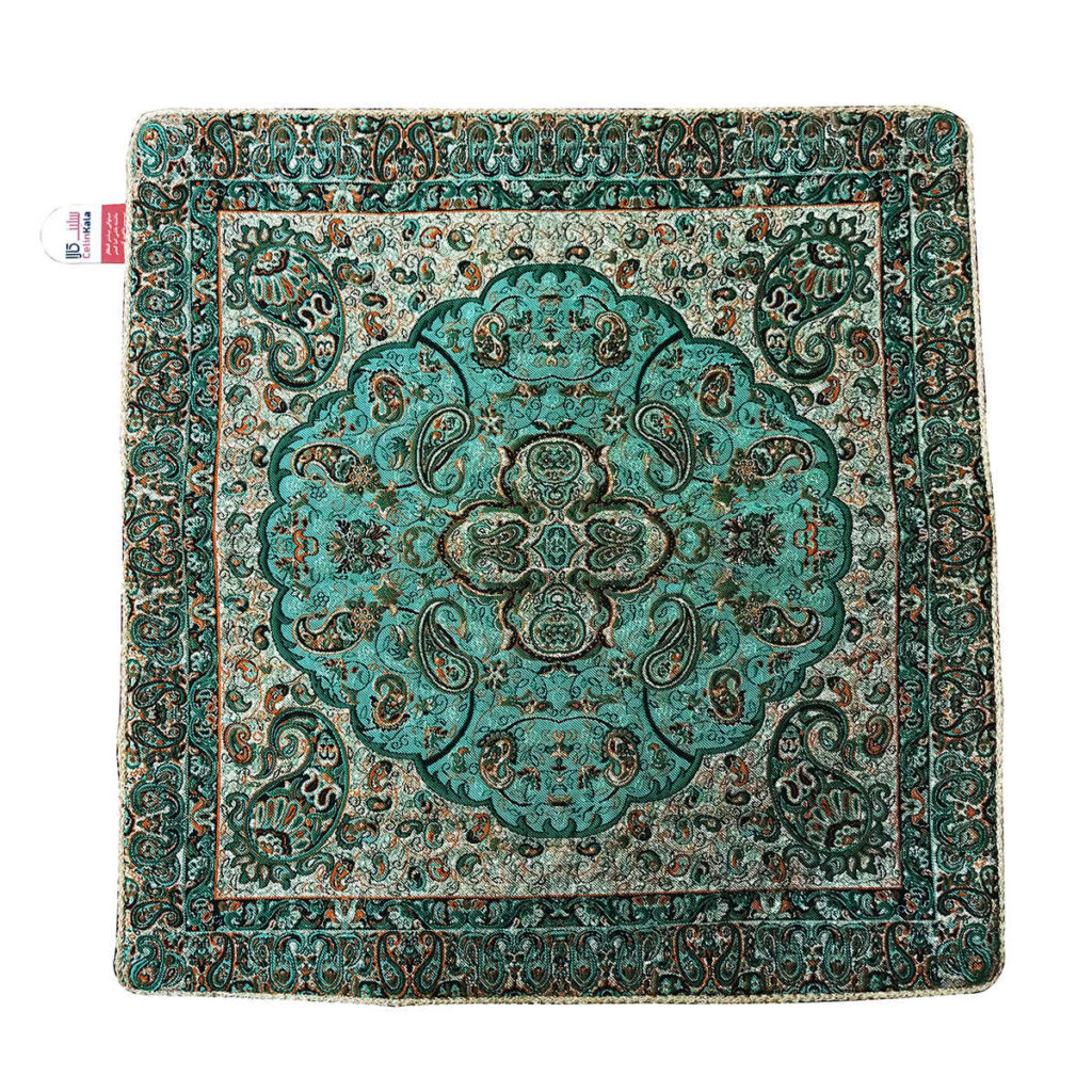 Coussin en Termeh Persan - Modèle Royan (X2) | Soie traditionnelle élégante