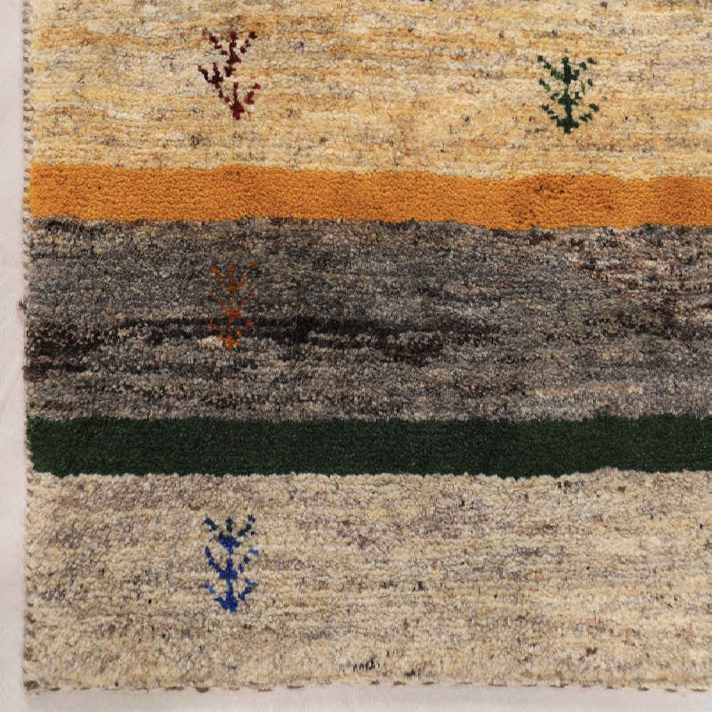 Tapis Gabbeh en laine persane tissé à la main Tanha