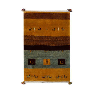 Tapis Gabbeh en laine persane tissé à la main à Shiraz Sahel