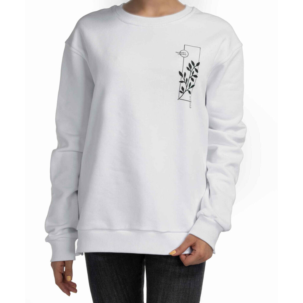 Sweat-shirt décontracté pour femme Col rond Modèle Jana