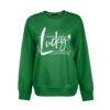 Sweat-shirt décontracté pour femme Col rond Modèle Lucky