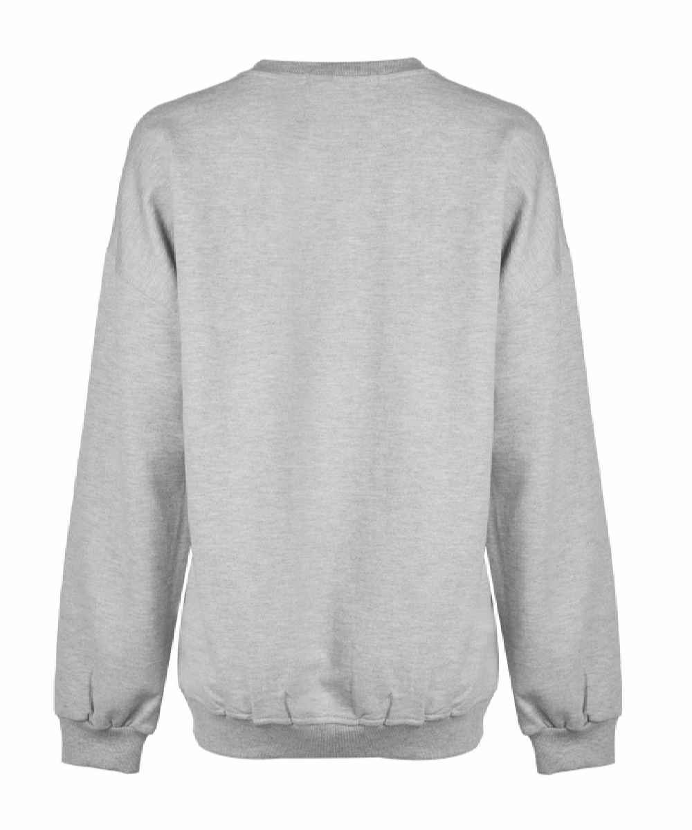 Sweat-shirt décontracté pour femme Col rond Modèle Ramcott