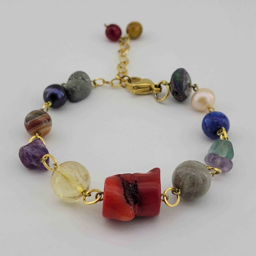 Bracelet Perlé pour Femme – Pierre Chakra Hana