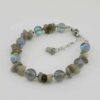 Bracelet Perlé pour Femme – Labradorite & Cristal