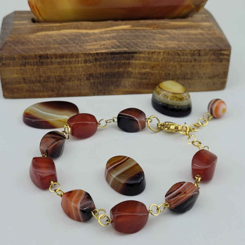 Bracelet Perlé pour Femme – Agate Soleimani