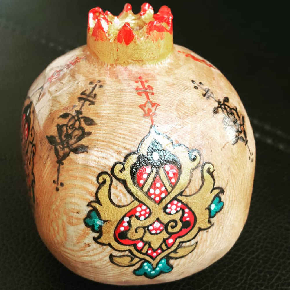 Porte-encens persan en bois – Modèle Anar (Lot de 2)