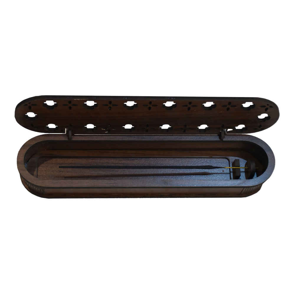 Porte-encens en bois – Modèle Bahar (Lot de 2)