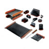 Accessoires organiseur de bureau en bois – Modèle Barad (13 pièces)