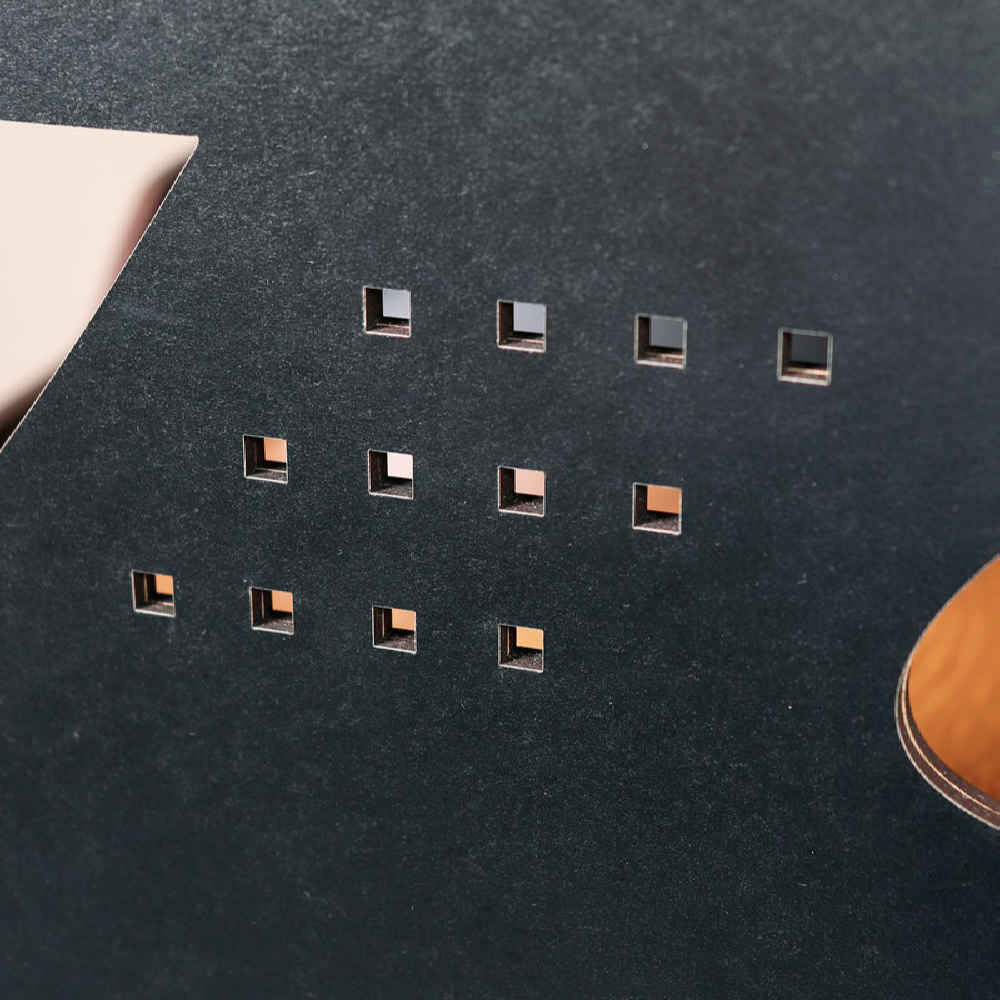 Accessoires organiseur de bureau en bois – Modèle Laya (7 pièces)