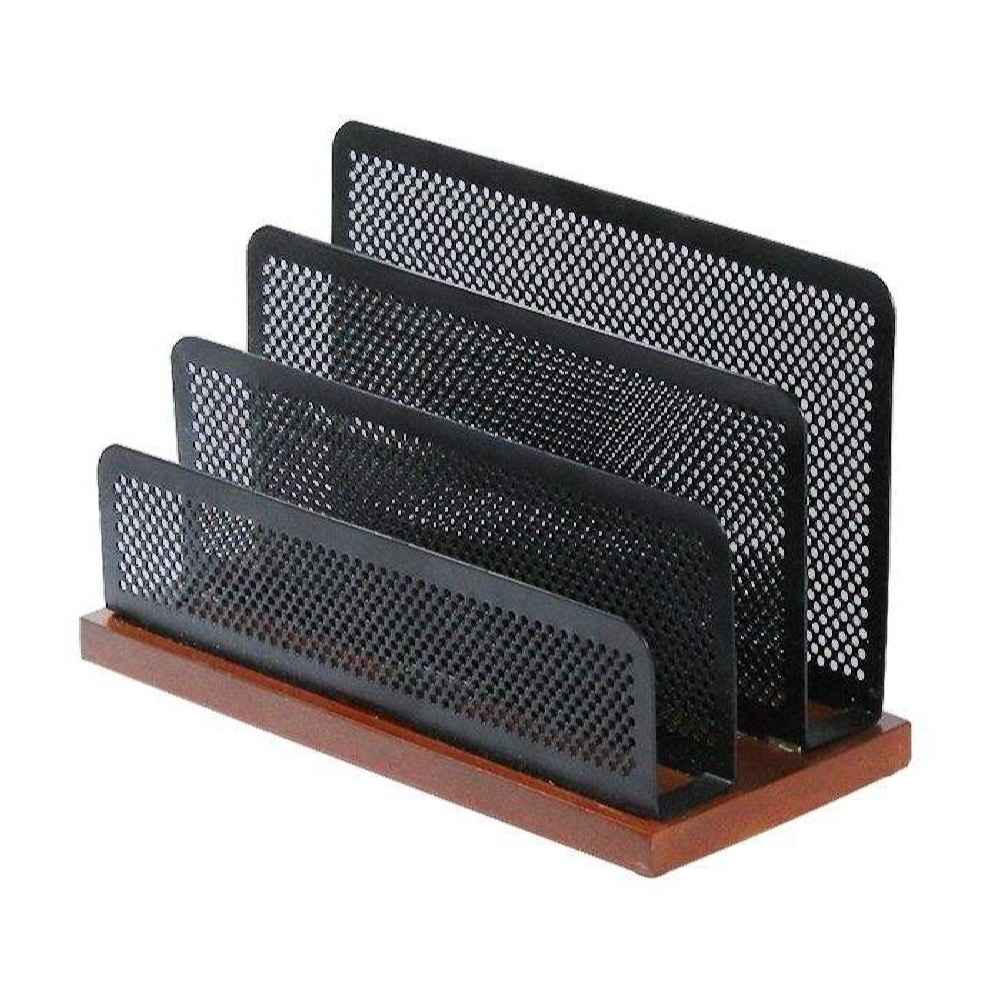 Accessoires organiseur de bureau en bois – Modèle Nahid (8 pièces)