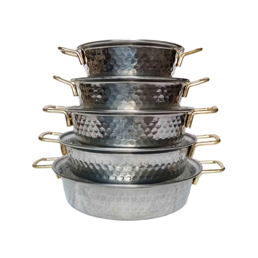 Poêle pour Camping – Légère, Prête pour le Feu de Camp, Set de 5