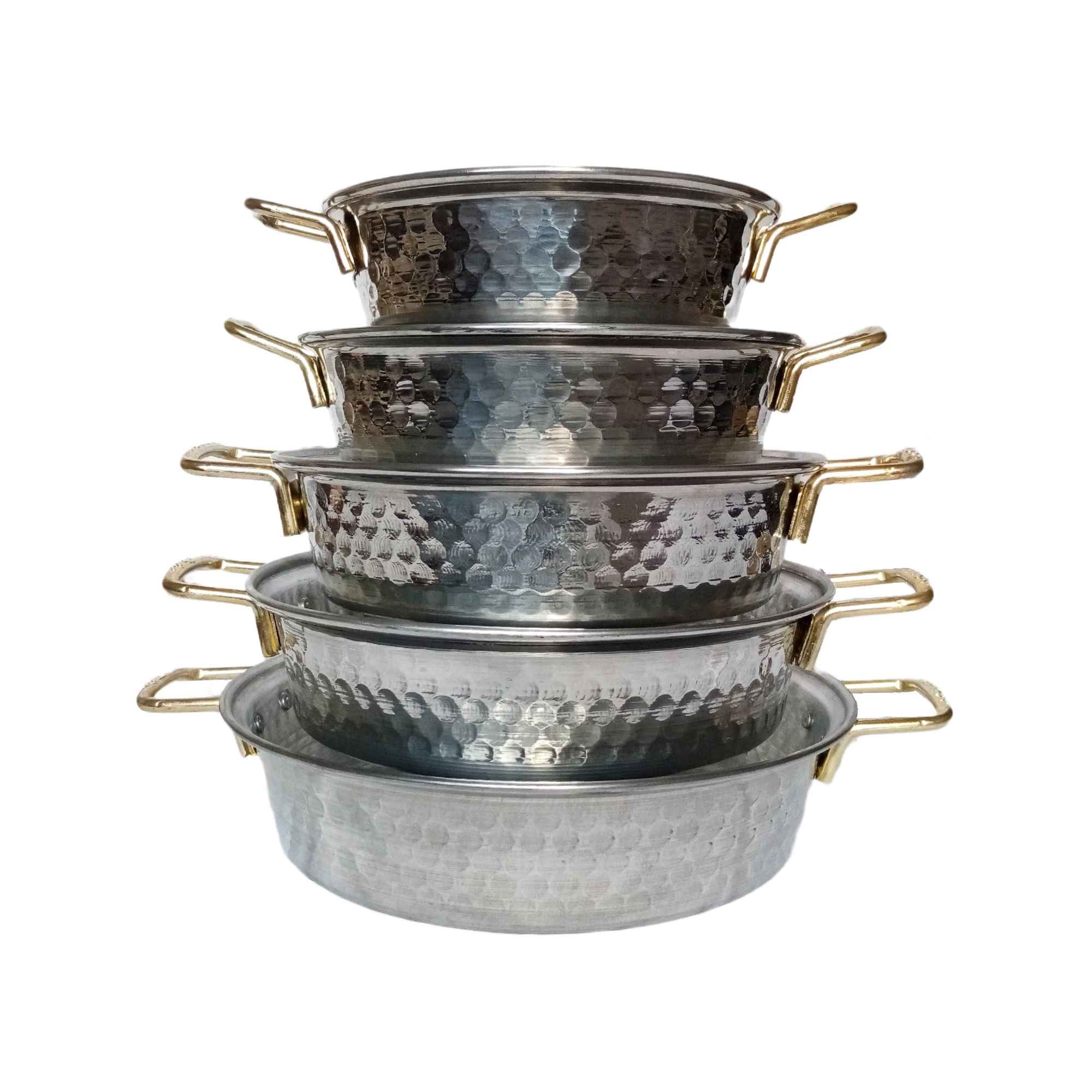 Poêle pour Camping – Légère, Prête pour le Feu de Camp, Set de 5