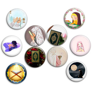 Bouton épinglé islamique – Ensemble Jashn-e Taklif (10 pièces)