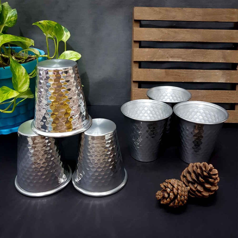 Tasse en Acier pour Camping – Légère et Incassable (Pack de 6)