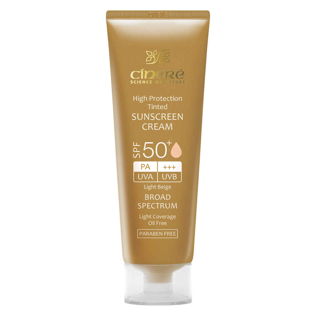 Cinere High Protection Tinted SunCrème Solaire Teintée Haute Protection Cinerescreen Cream