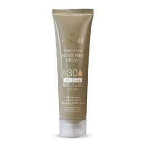 Crème Solaire Minérale Teintée Cinere Couvrance Totale