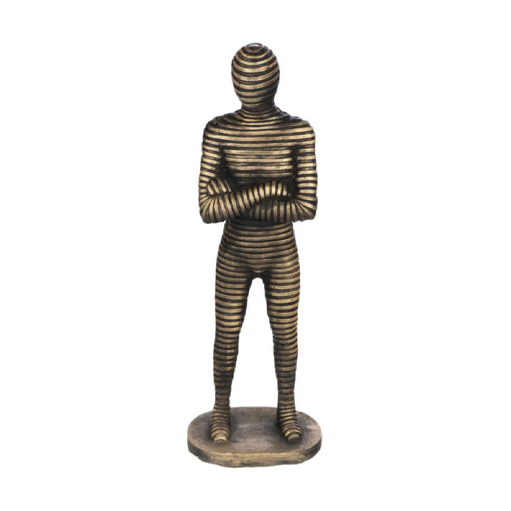 Figurine décorative de momie dorée - Sculpture de l'art de l'Égypte ancienne