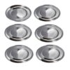 Assiette en Acier pour Camping – Légère et Incassable (Pack de 6)