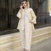 Manteau crème persan & pantalon modèle Jeyran