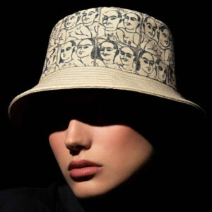Chapeau seau au design artistique – Modèle Abshoran