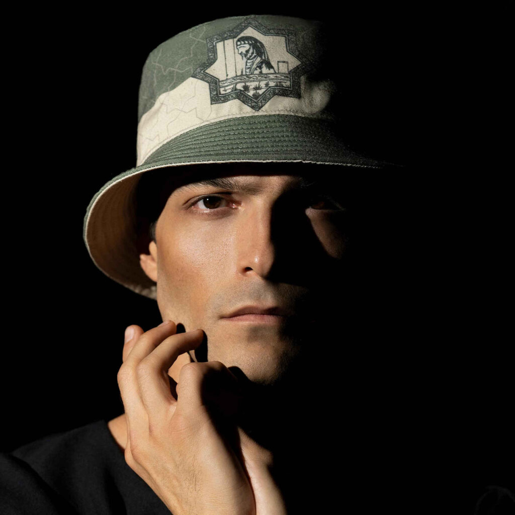 Chapeau seau au design artistique - Modèle Moaven