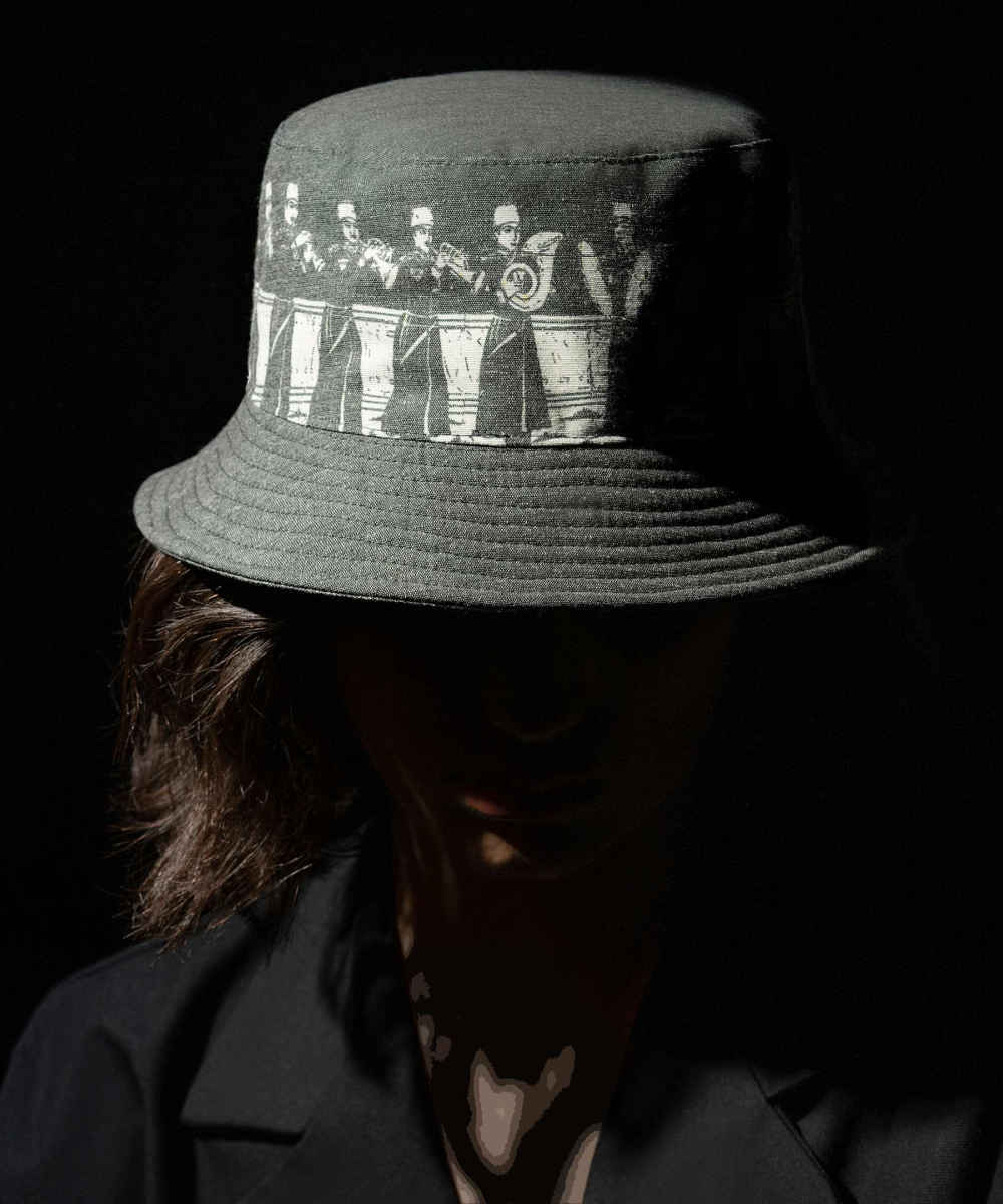 Chapeau seau au design artistique – Modèle Nava