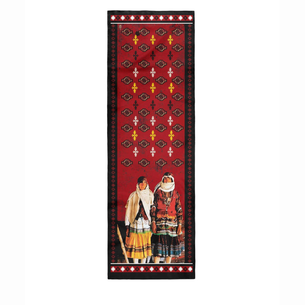 Châle Persan Imprimé pour Femme Modèle Diyar