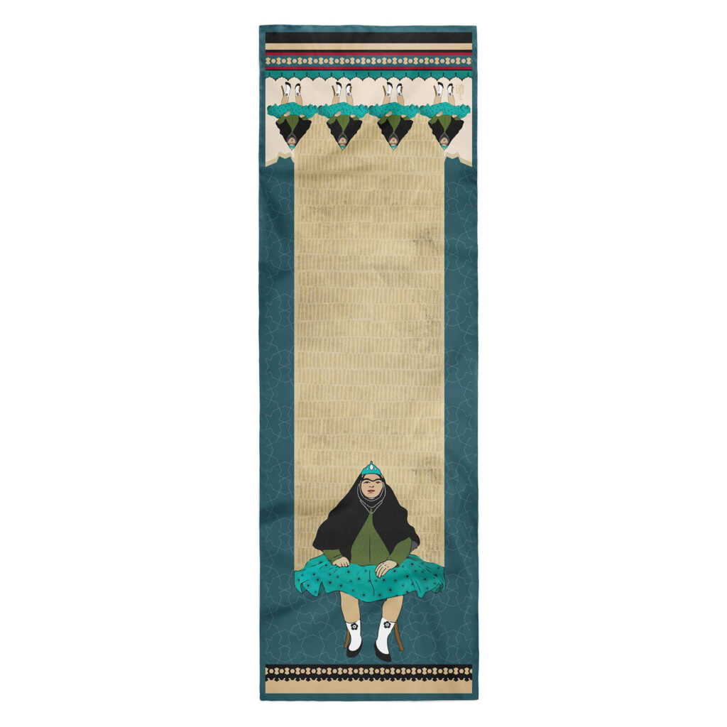 Châle Persan Imprimé pour Femme Modèle Esmat