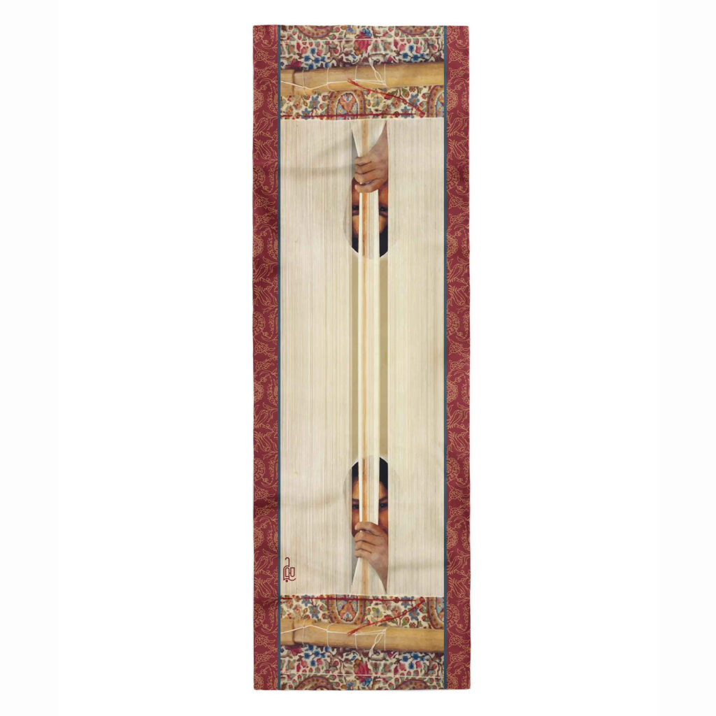 Châle Persan Imprimé pour Femme Modèle Ghaali