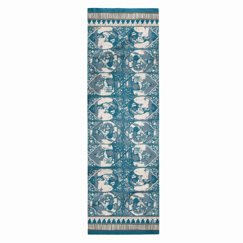 Châle Persan Imprimé pour Femme Modèle Golzar